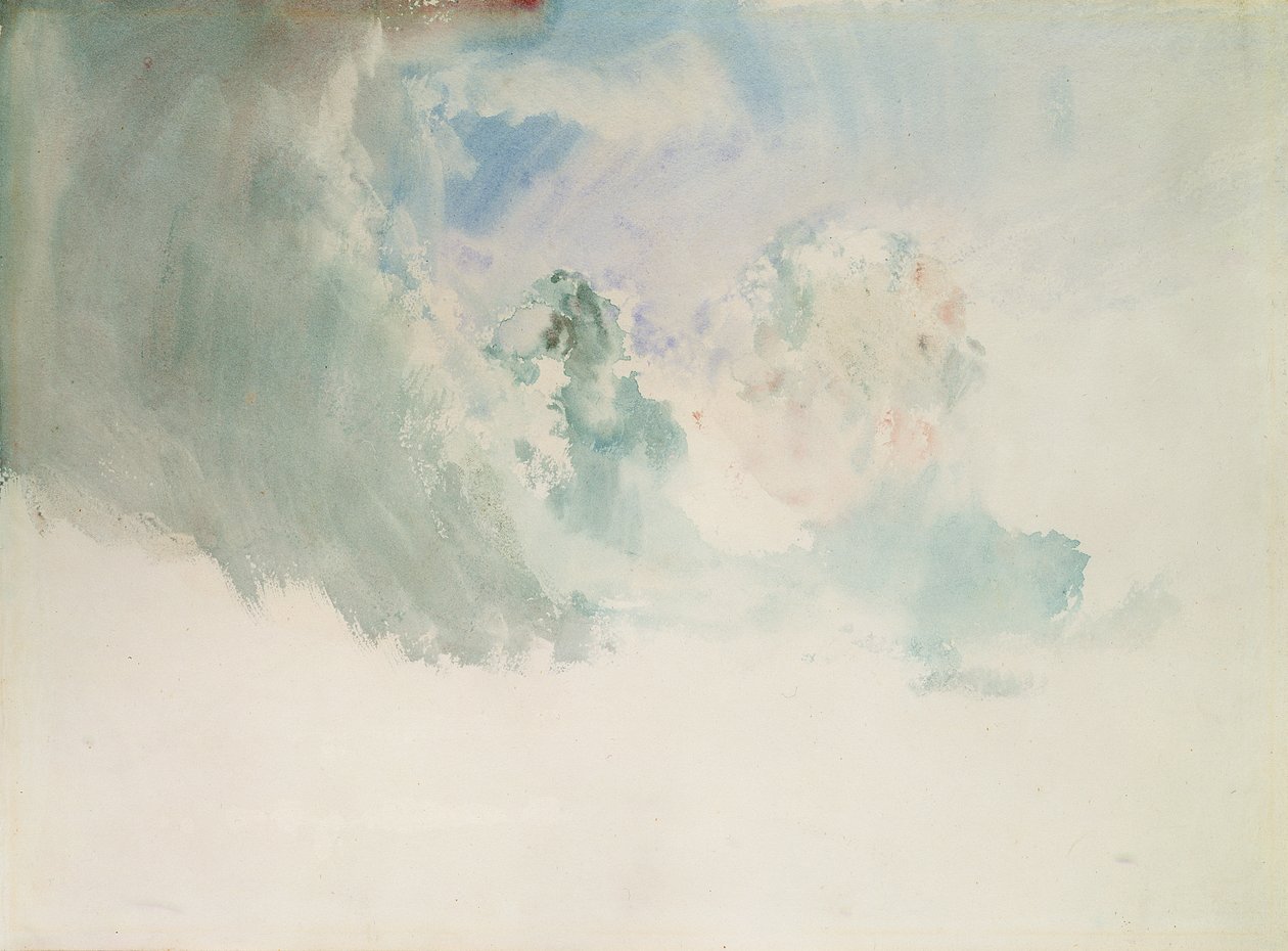 Luchtstudie door Joseph Mallord William Turner