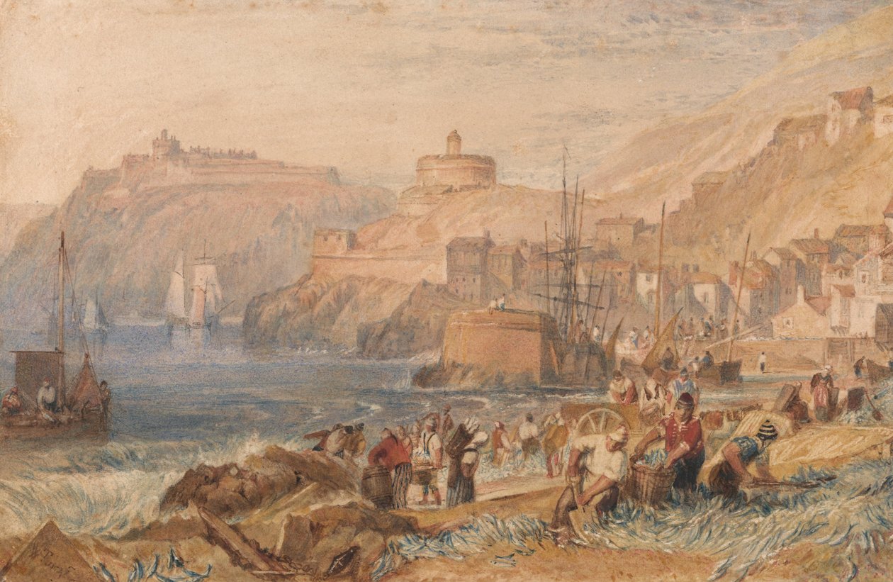 St. Mawes, Cornwall door Joseph Mallord William Turner
