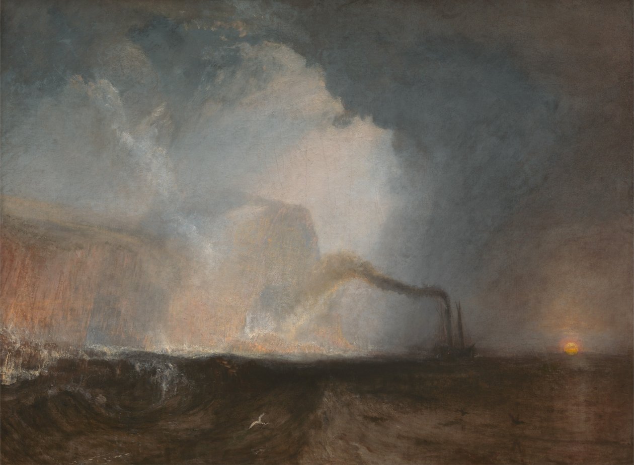 Staffa, Fingals Grot door Joseph Mallord William Turner