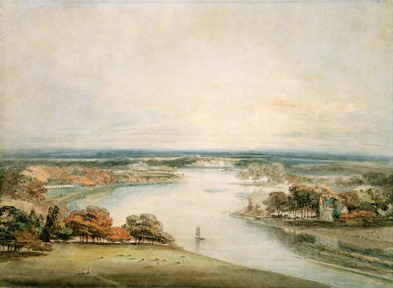 De Theems vanaf Richmond door Joseph Mallord William Turner
