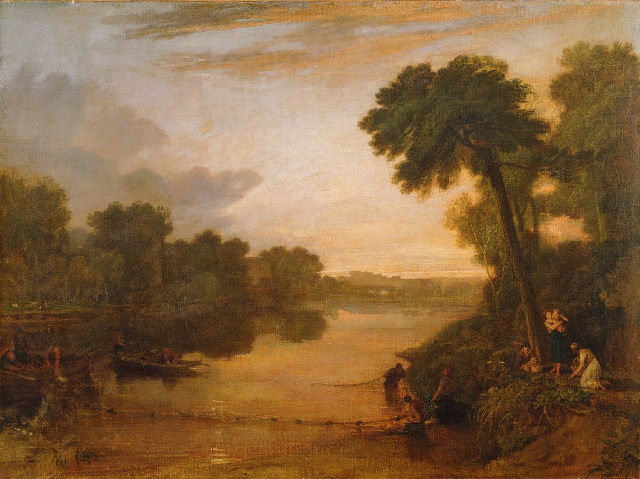 De Theems bij Windsor, c.1807 door Joseph Mallord William Turner
