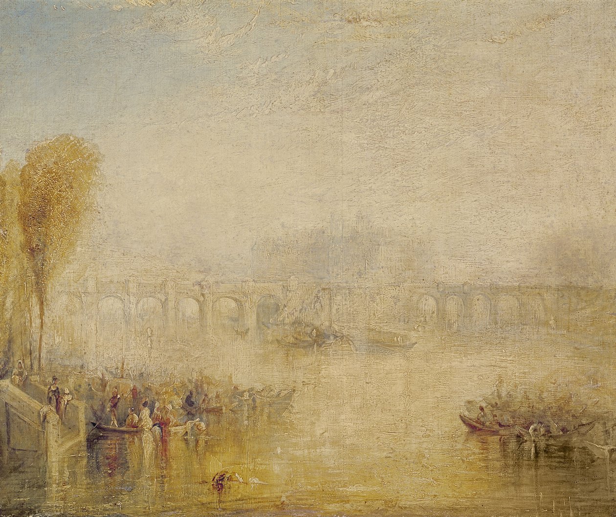 Uitzicht op de Pont Neuf, Parijs door Joseph Mallord William Turner