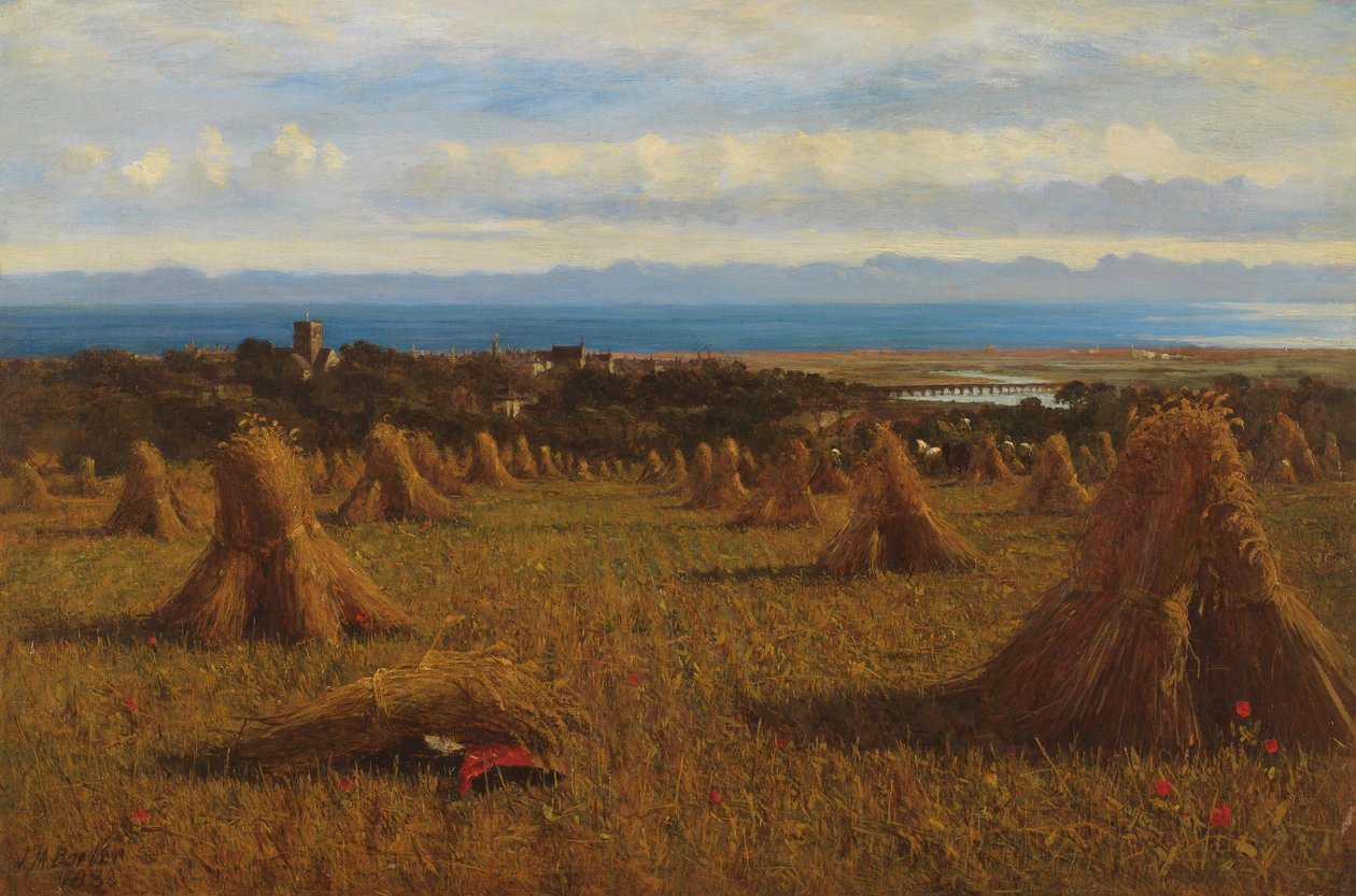 Korenstokken, Berwick Beyond, 1888 door Joseph Moseley Barber