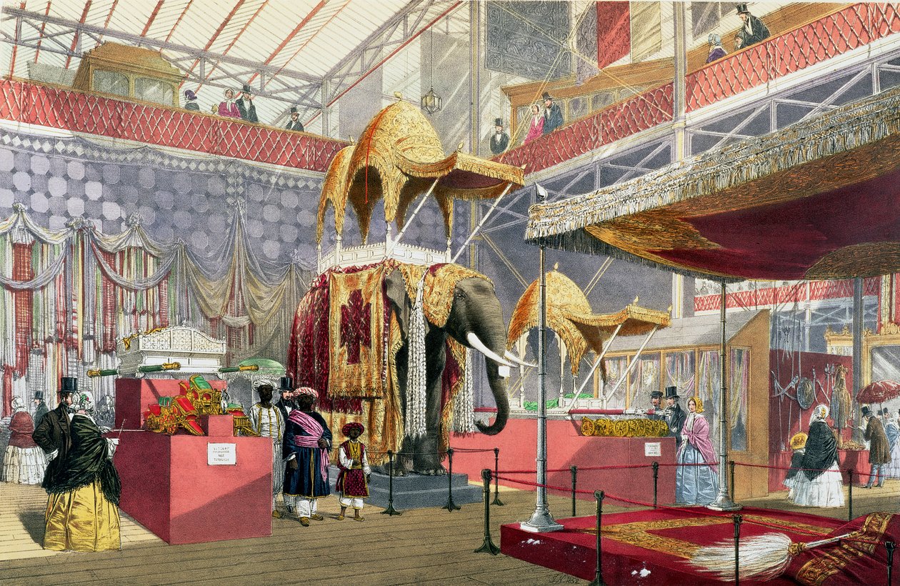 Grote Tentoonstelling, 1851: India nr. 4 voor Dickinson Bros. door Joseph Nash