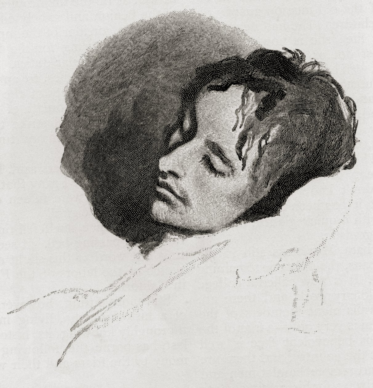 John Keats in zijn Laatste Ziekte, uit 