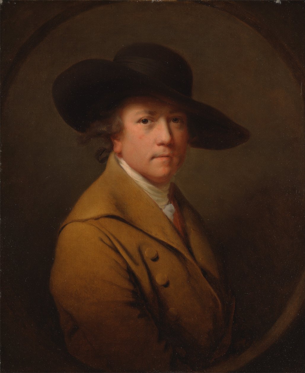 Zelfportret door Joseph Wright of Derby