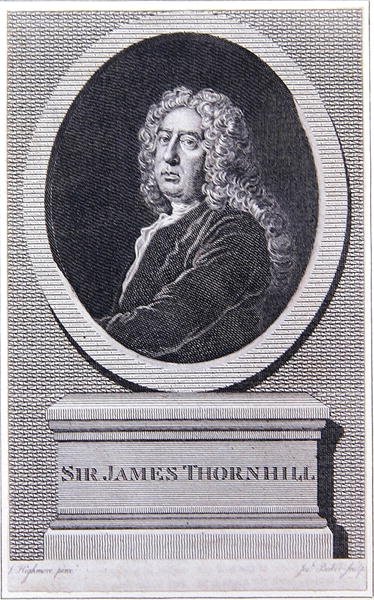 Sir James Thornhill door Joseph (after) Highmore