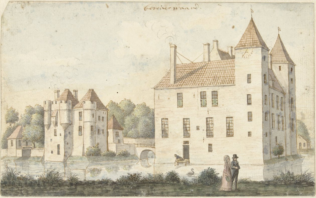 Kasteel Beverweerd door Joseph Adolf Schmetterling