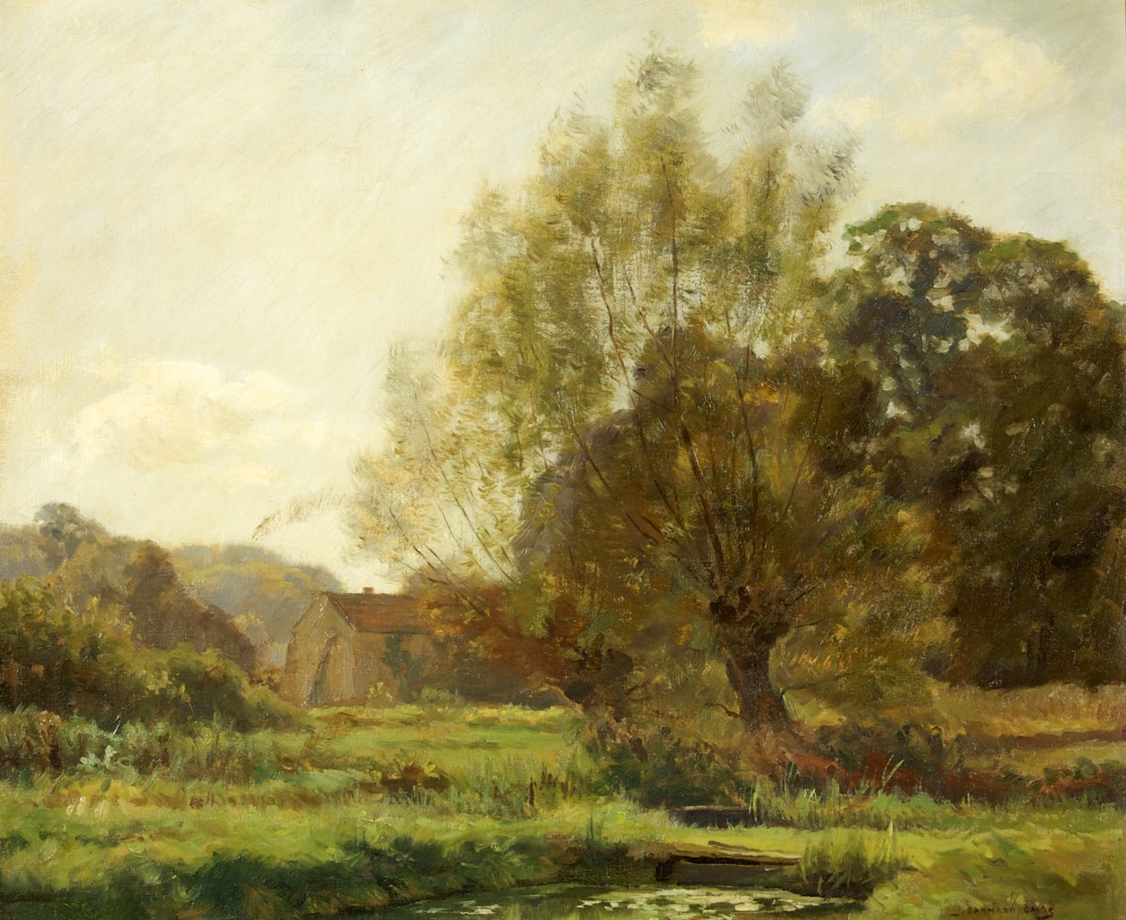 Bibury, Visvijvers door Joseph Barnard Davis