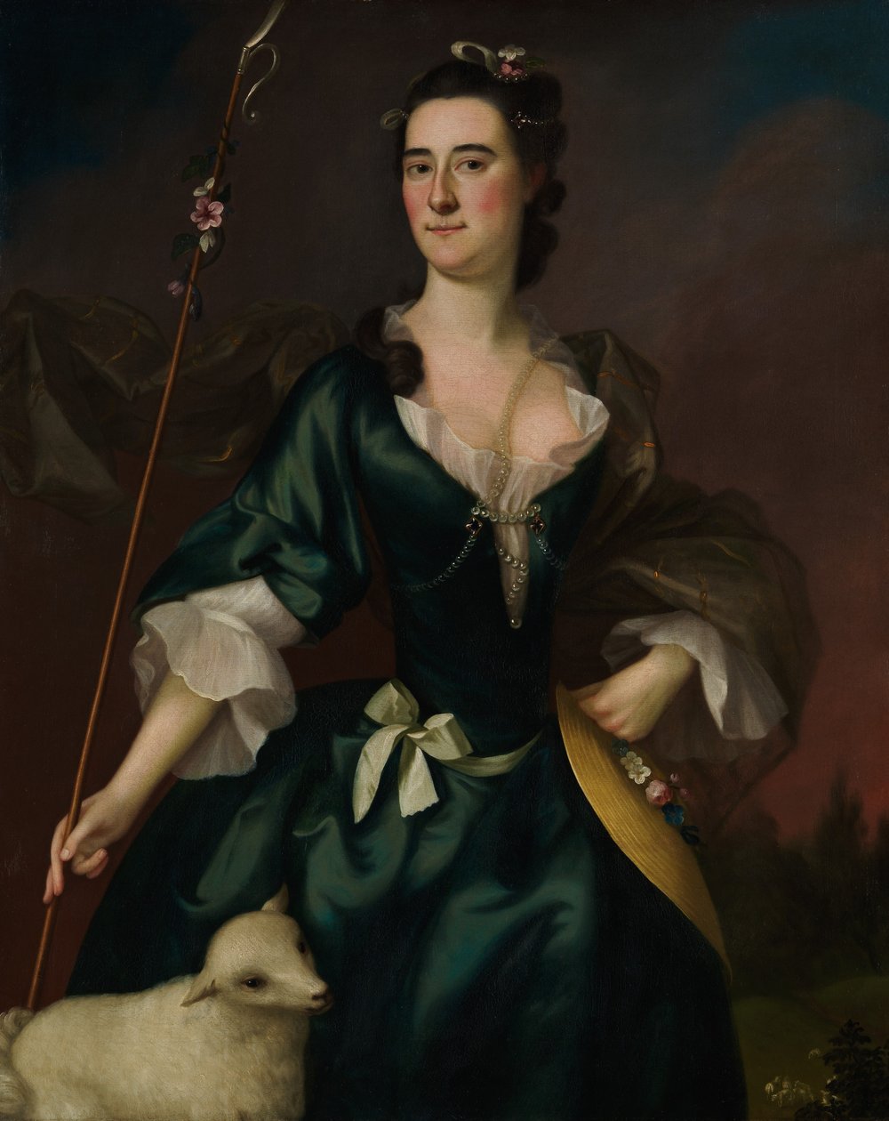 Mary Sylvester, 1754 door Joseph Blackburn