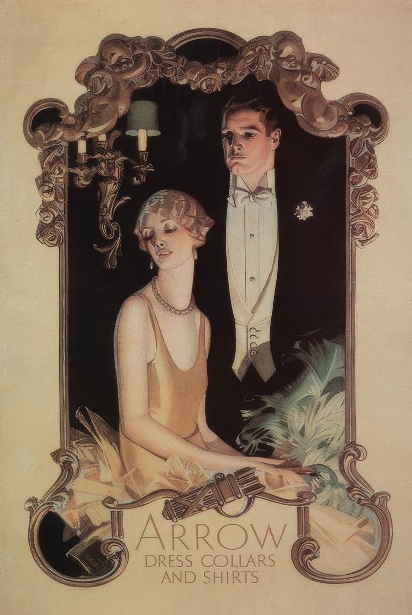 Arrow Dress Kragen en Overhemden door Joseph C. Leyendecker