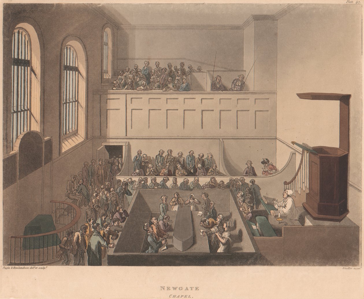 Newgate Kapel door Joseph Constantine Stadler