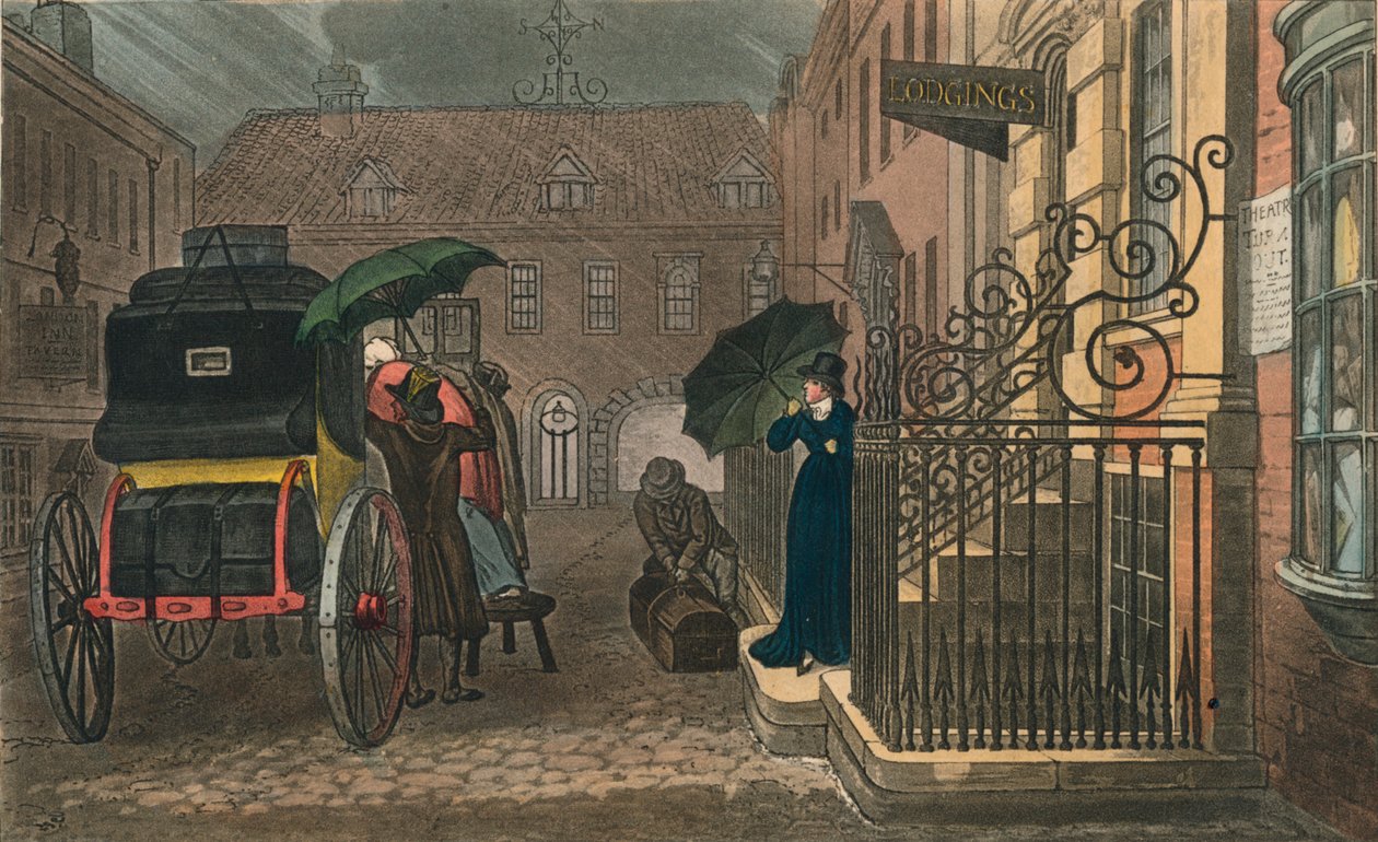 Het vertrek, 1813 door Joseph Constantine Stadler