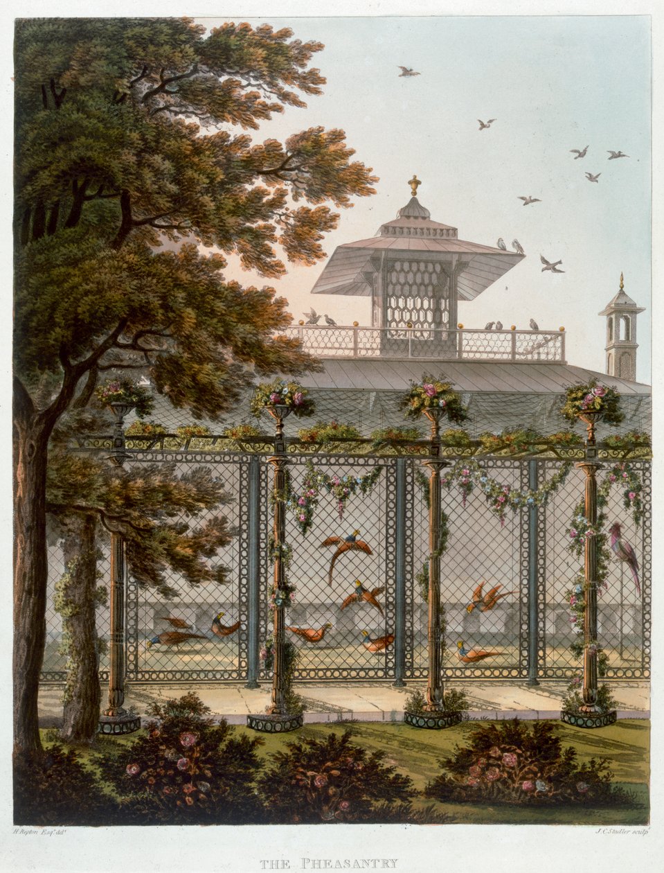 Het Fazantenhuis, 1808 door Joseph Constantine Stadler