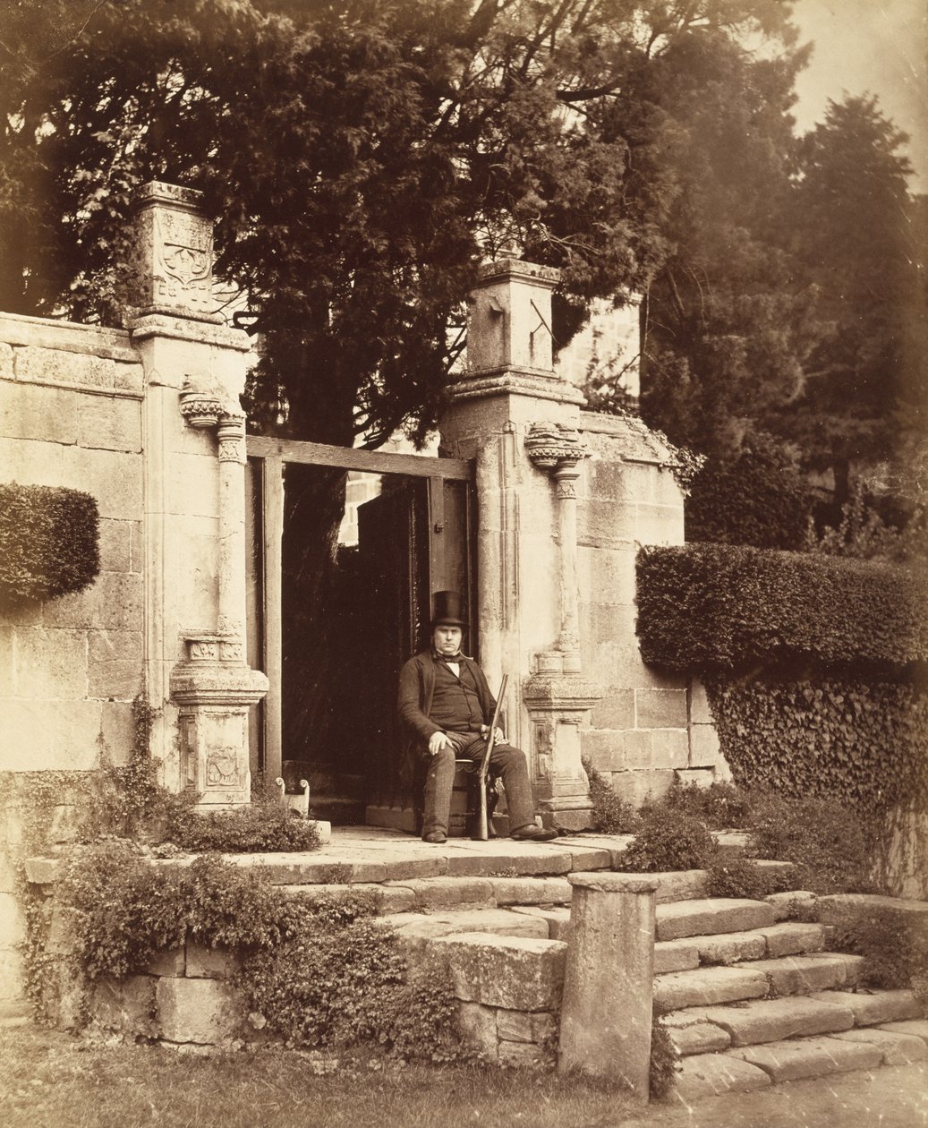Fountains Abbey door Joseph Cundall