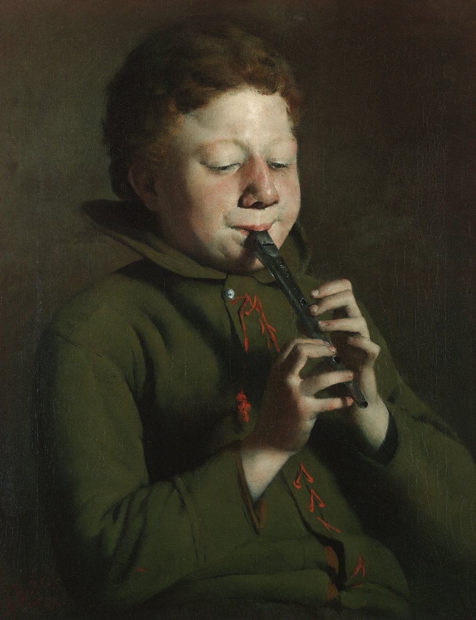 Het genie, 1885 door Joseph Decker