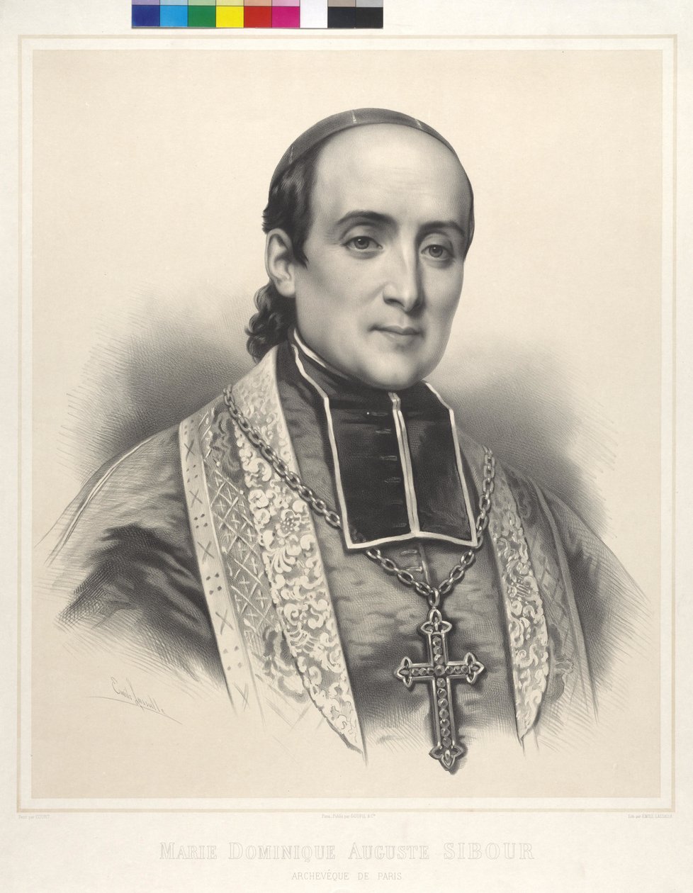 Marie Dominique Auguste Sibour door Joseph Desire Court