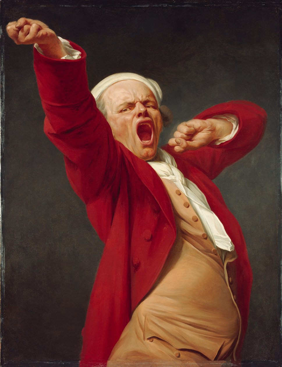 Zelfportret, Gapen door Joseph Ducreux
