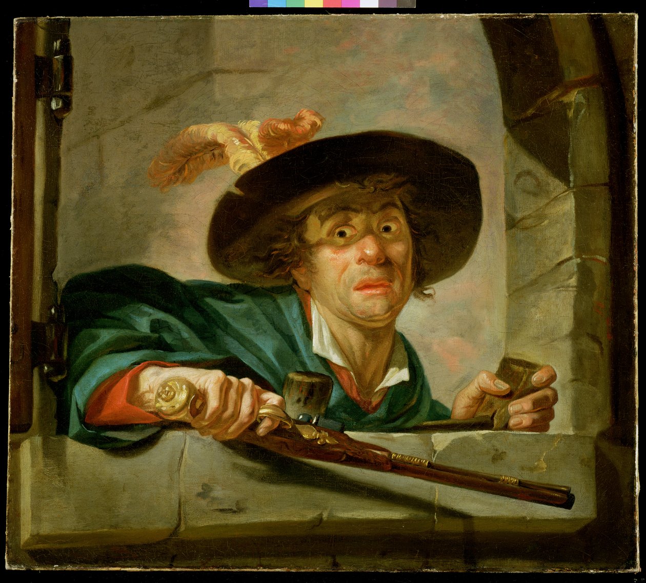 De jaloerse echtgenoot door Joseph Ducreux