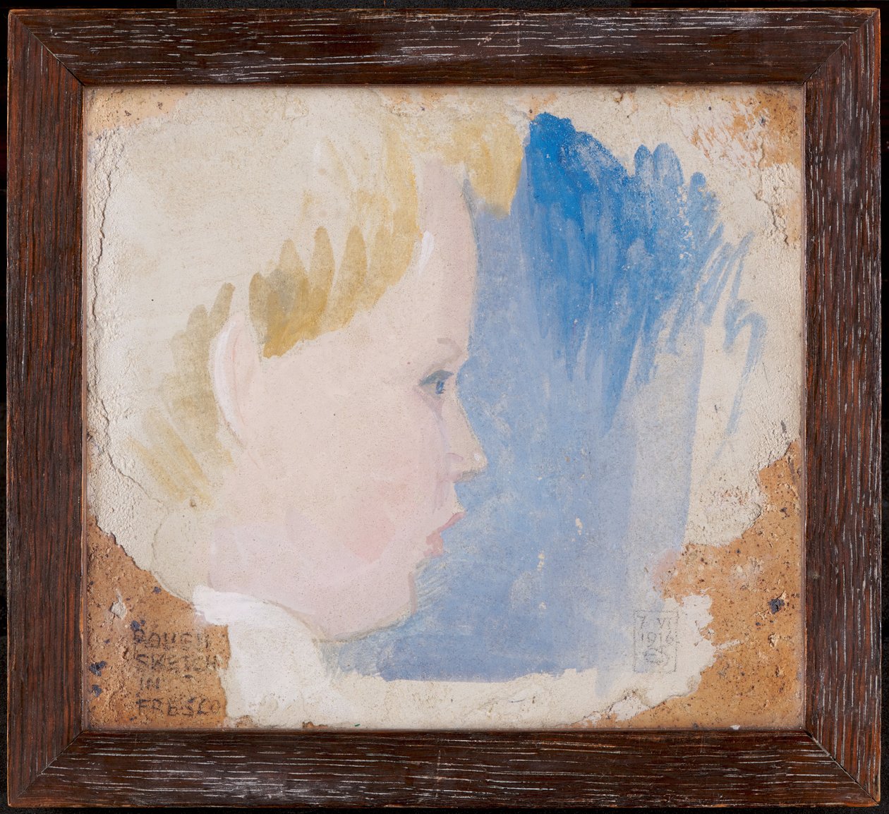 Hoofd van een jongen door Joseph Edward Southall