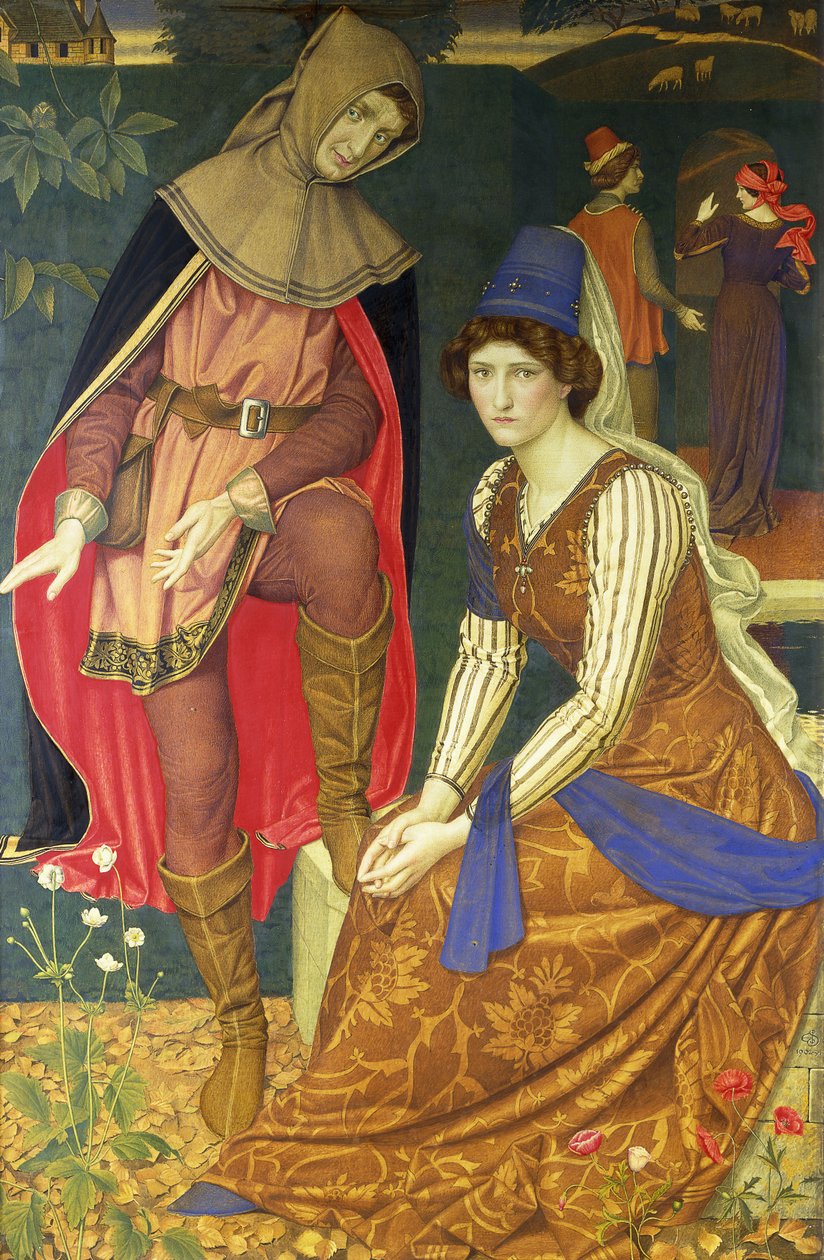De Notenbruine Meid door Joseph Edward Southall