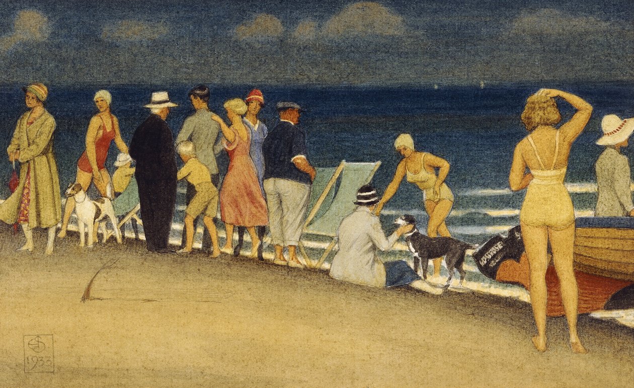 De Dagjesmensen door Joseph Edward Southall