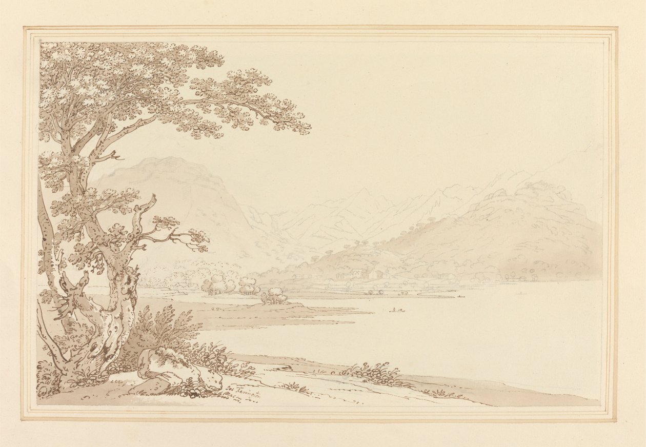 Hoofd van Ullswater door Joseph Farington