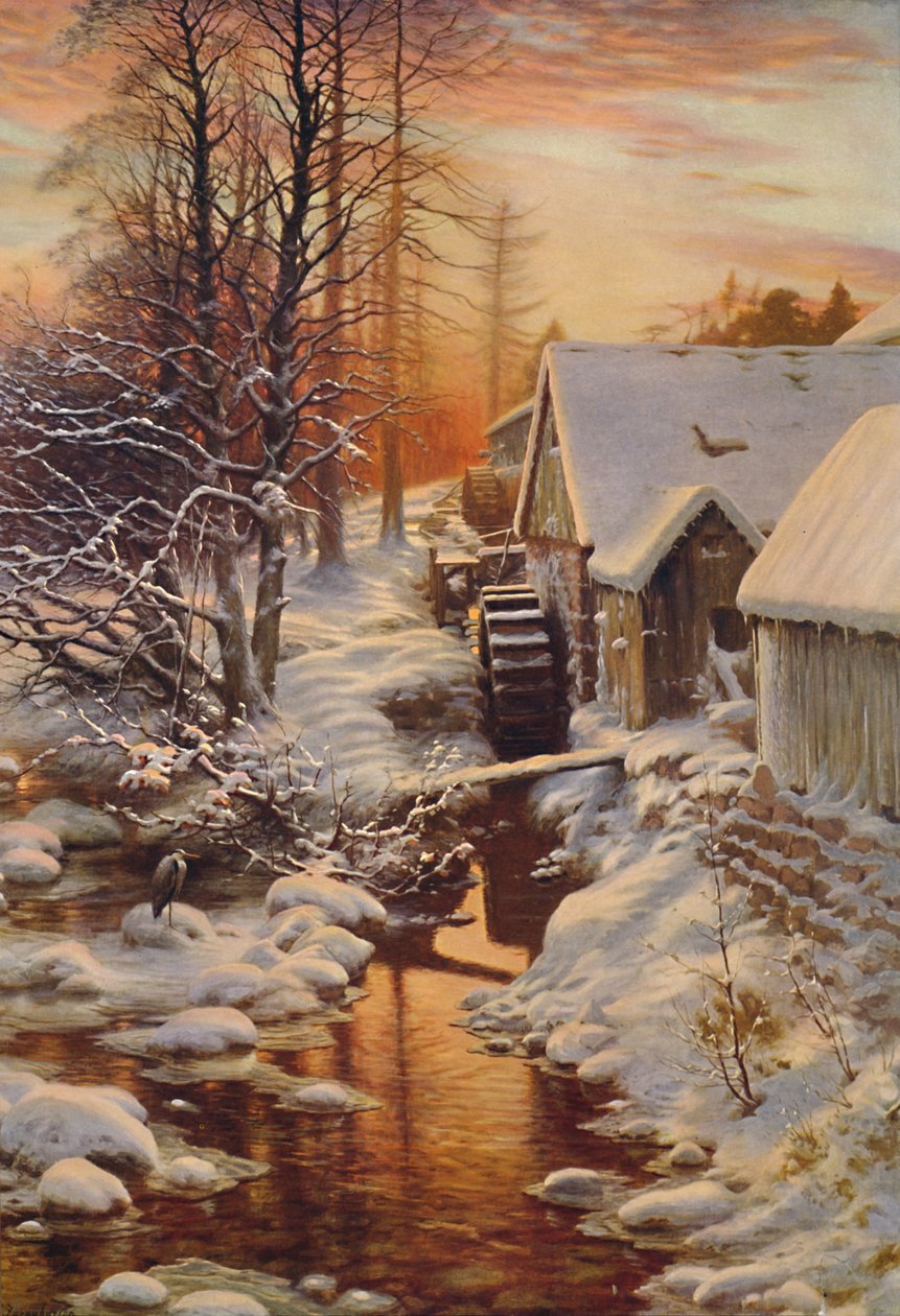 De stilte van de sneeuw, 1907 door Joseph Farquharson