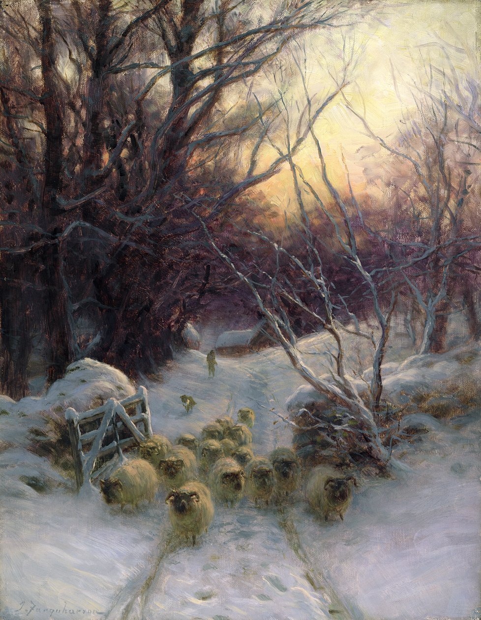 De Zon had de Winterdag Gesloten door Joseph Farquharson