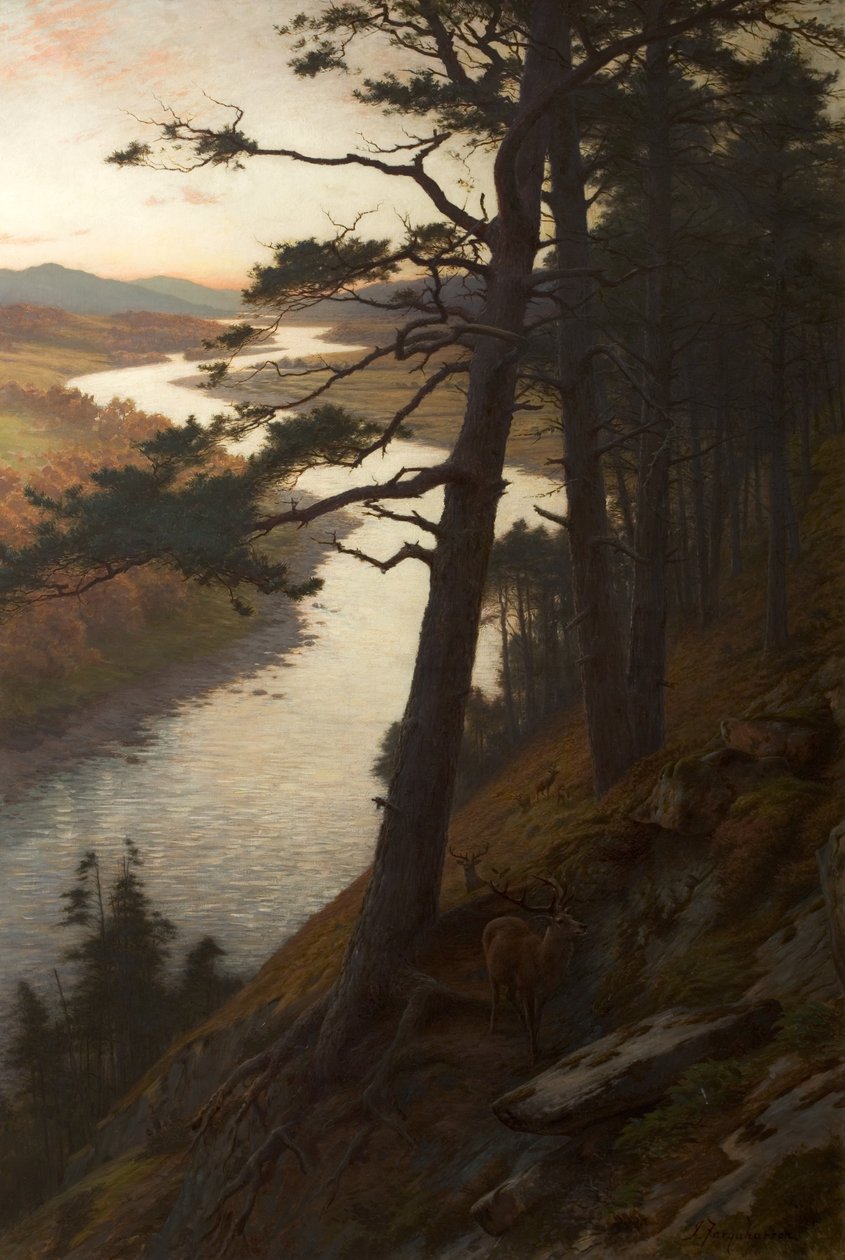 De kronkelende Dee, 1889 door Joseph Farquharson