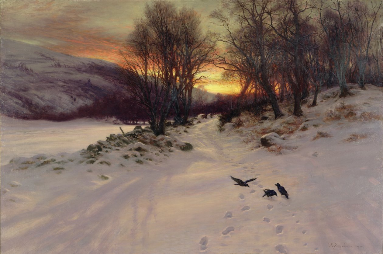 Wanneer het Westen met de Avond Gloeit door Joseph Farquharson