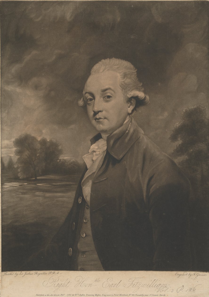 William Wenworth-Fitzwilliam, 4e graaf Fitzwilliam door Joseph Grozer