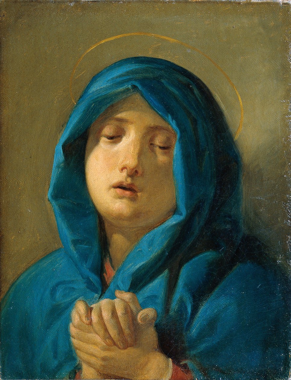 Hoofd van Madonna door Joseph Hasslwander