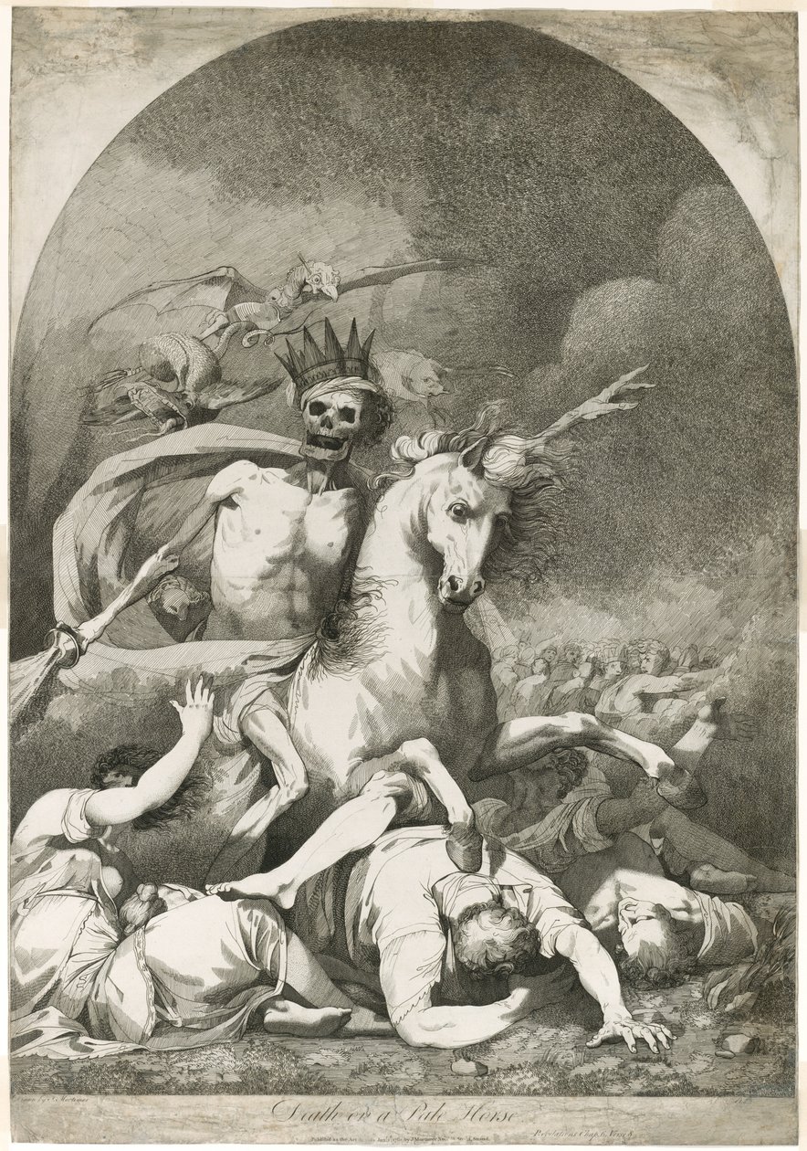 Dood op een bleek paard door Joseph Haynes