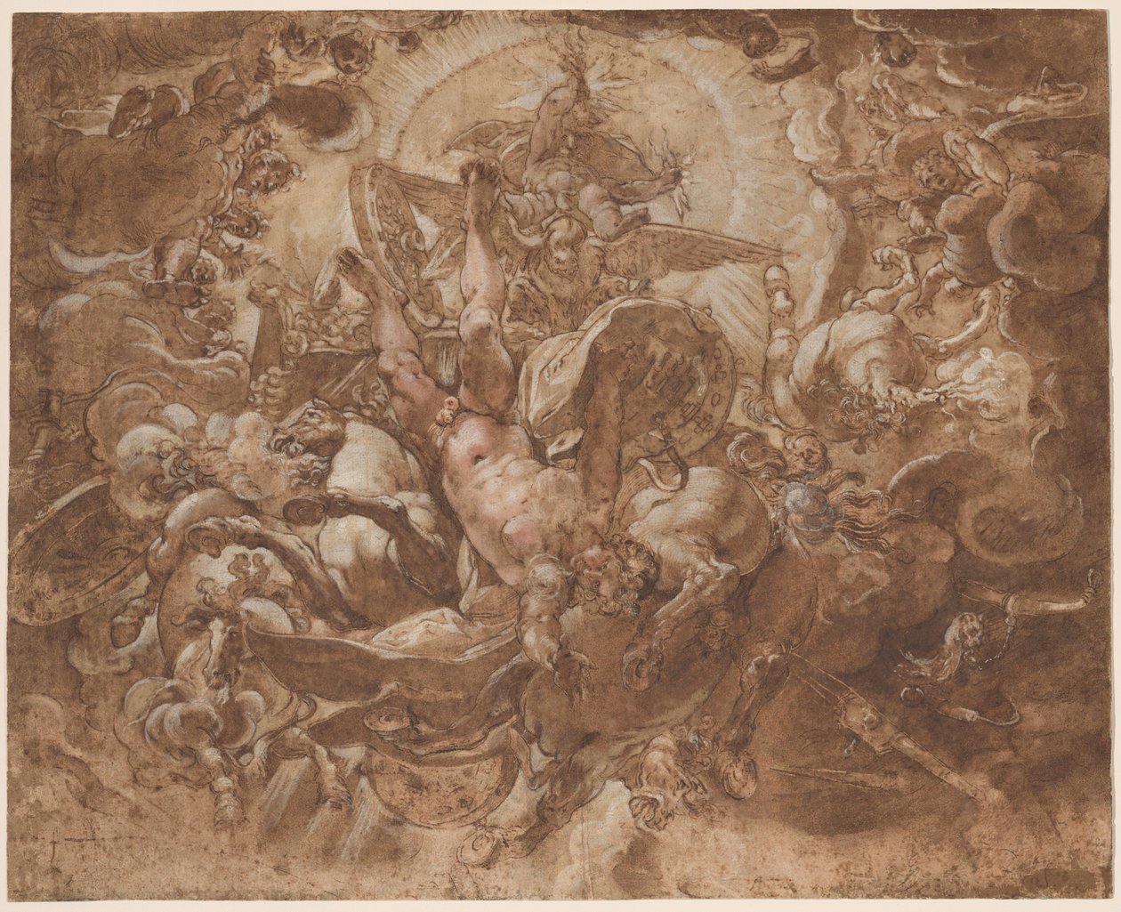 De Val van Phaëton door Joseph Heintz the Elder