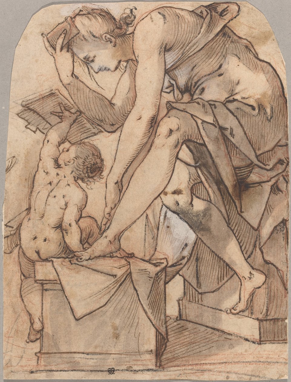 Het Toilet van Venus door Joseph Heintz the Elder