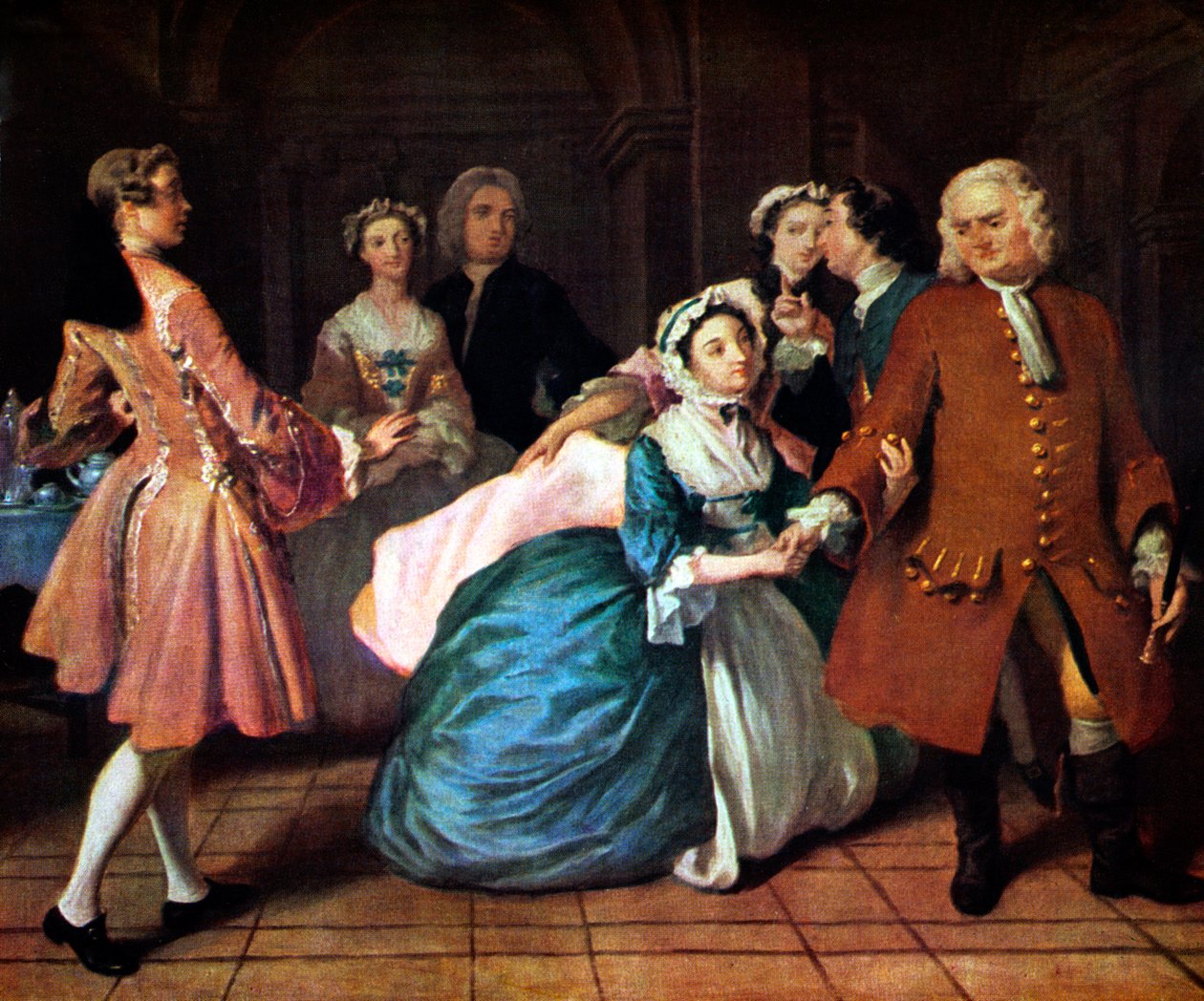 Samuel Richardson - scène door Joseph Highmore
