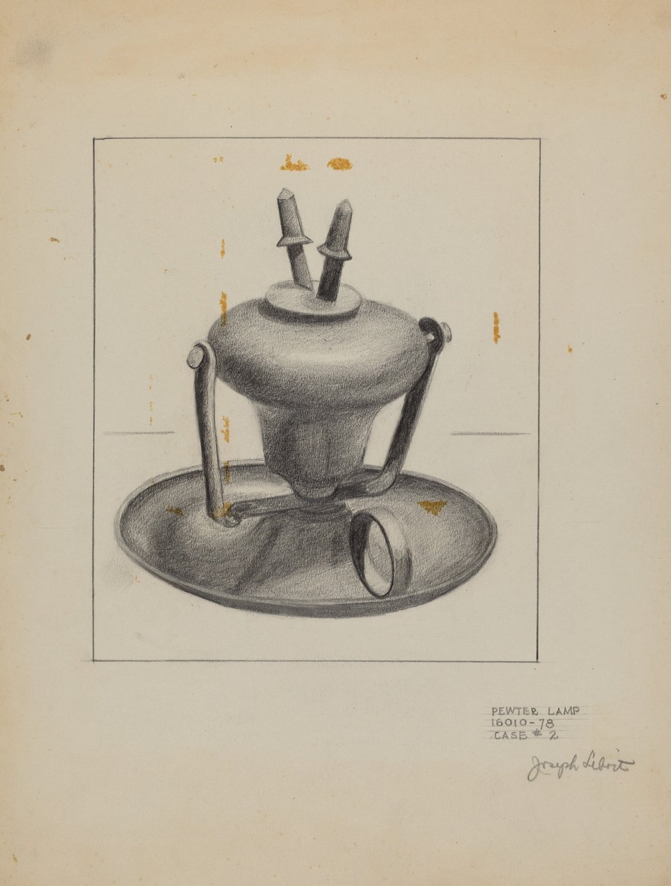 Lamp door Joseph Leboit