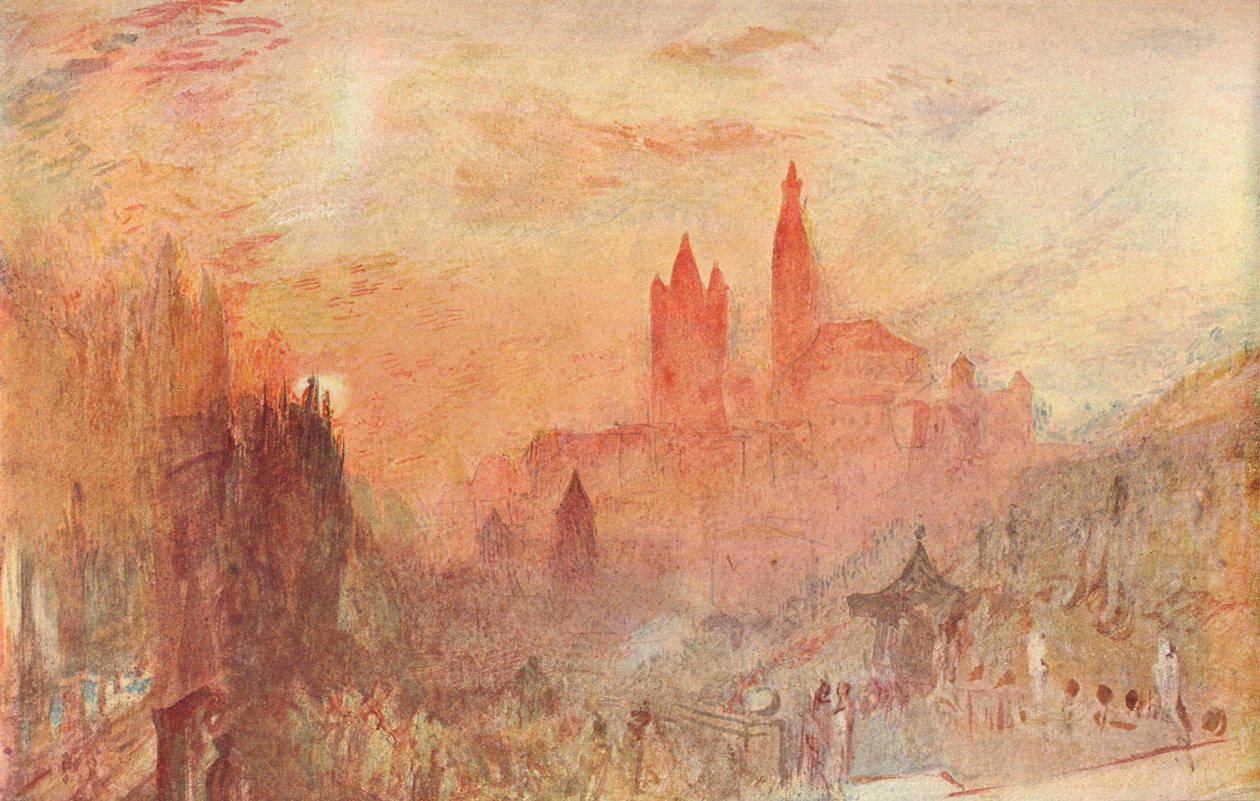 Lausanne, 1909 door Joseph Mallord William Turner
