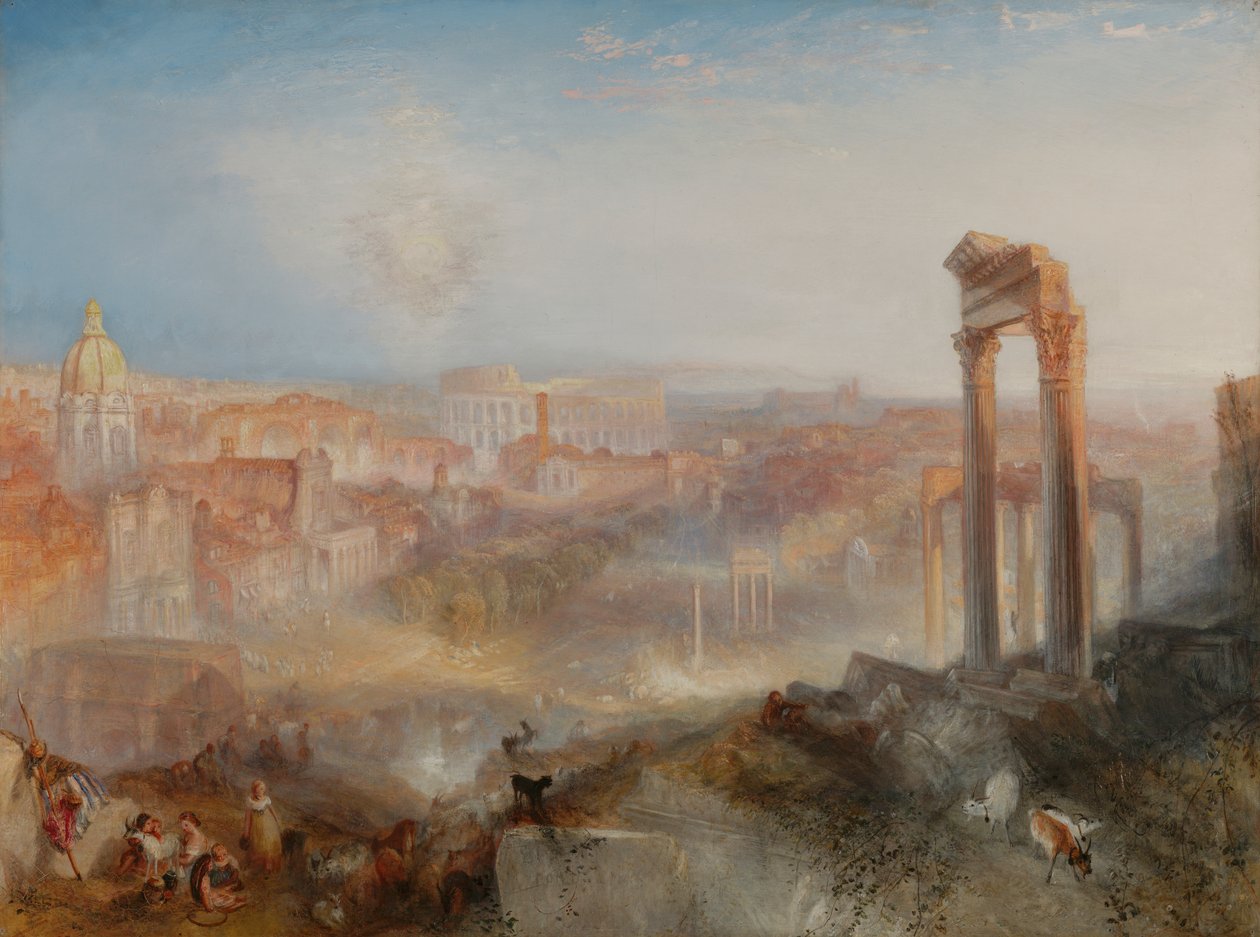 Modern Rome, Campo Vaccino door Joseph Mallord William Turner