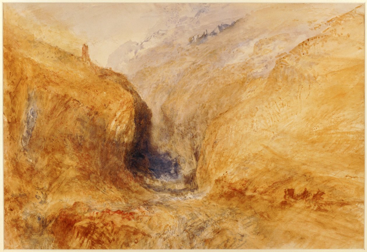 Bergachtig landschap ... door Joseph Mallord William Turner