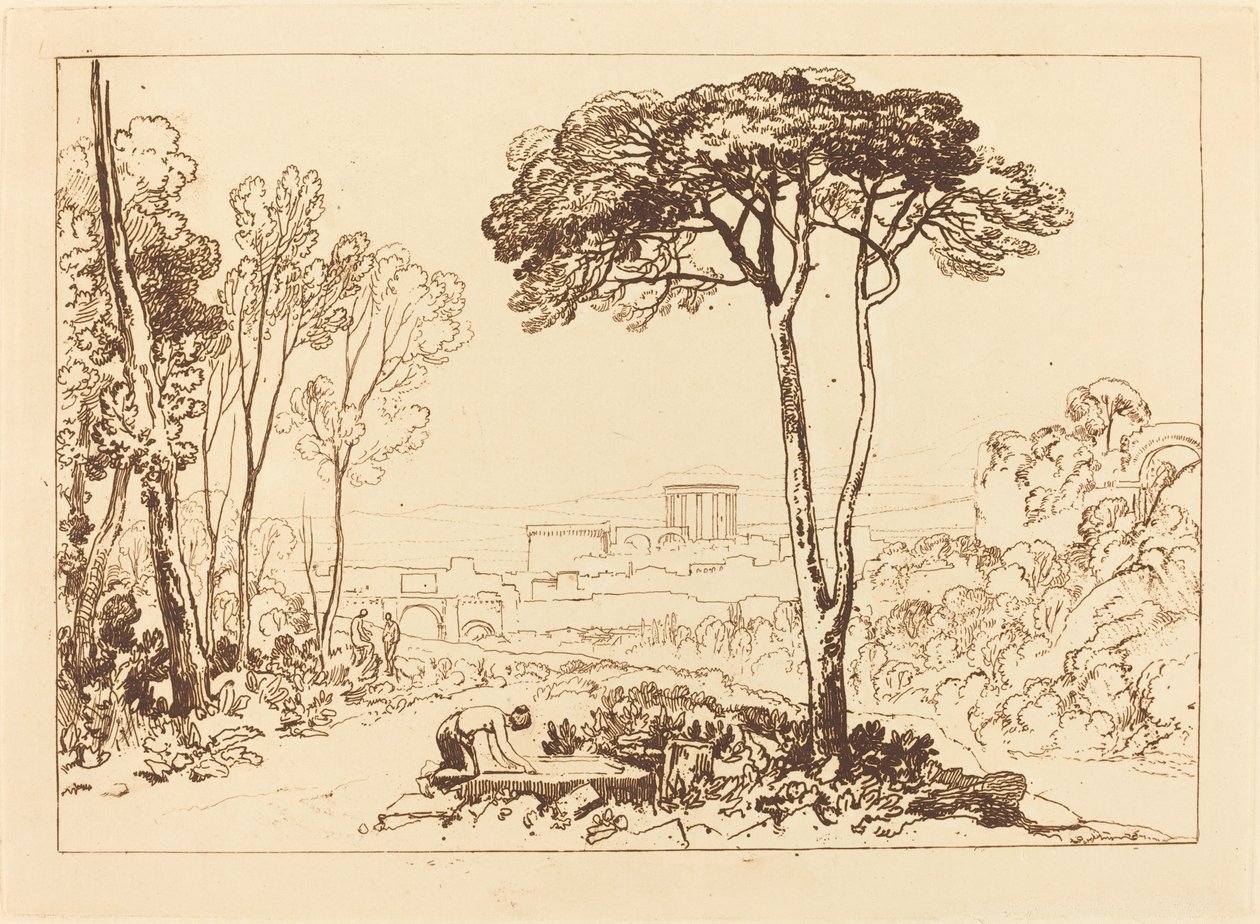Scène in de Campagna door Joseph Mallord William Turner