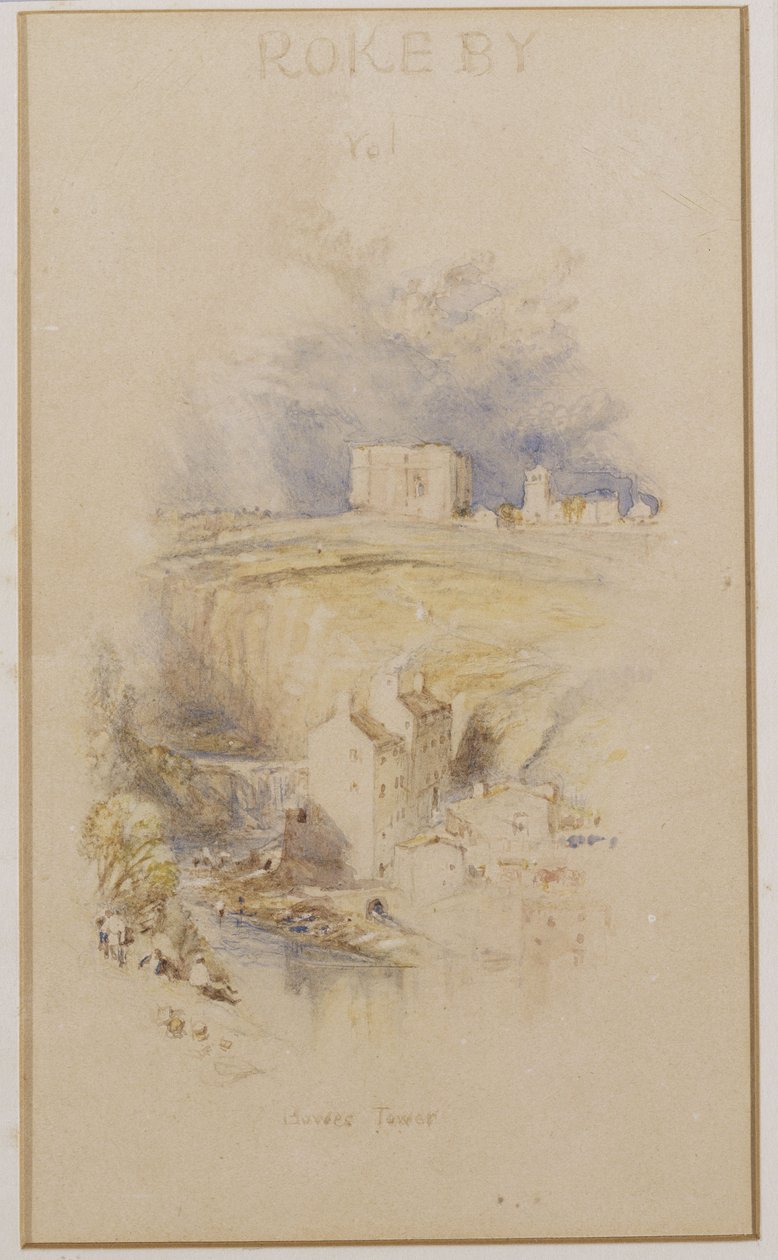 De Bowes Toren, ca. 1833 door Joseph Mallord William Turner