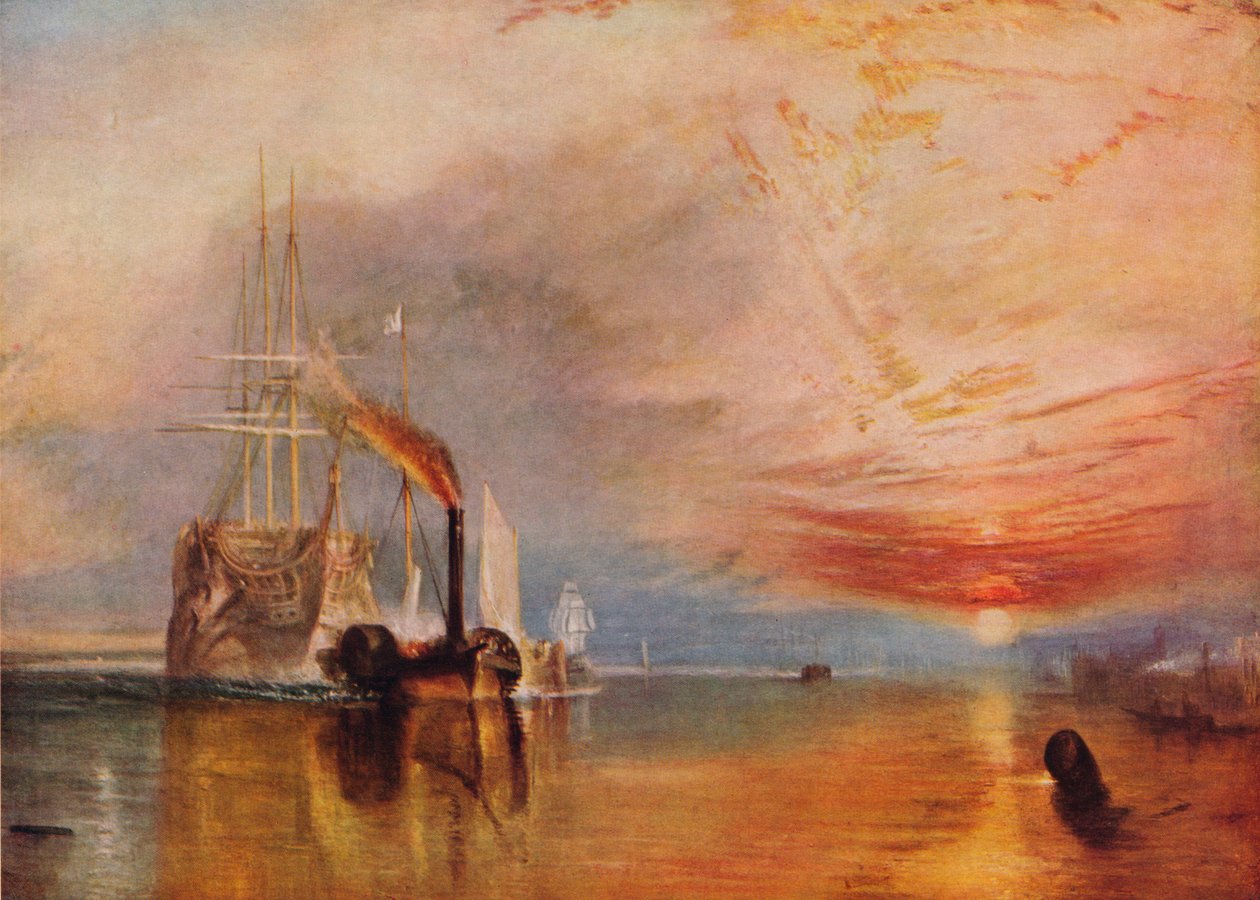 De Strijdende Temeraire, 1839 door Joseph Mallord William Turner