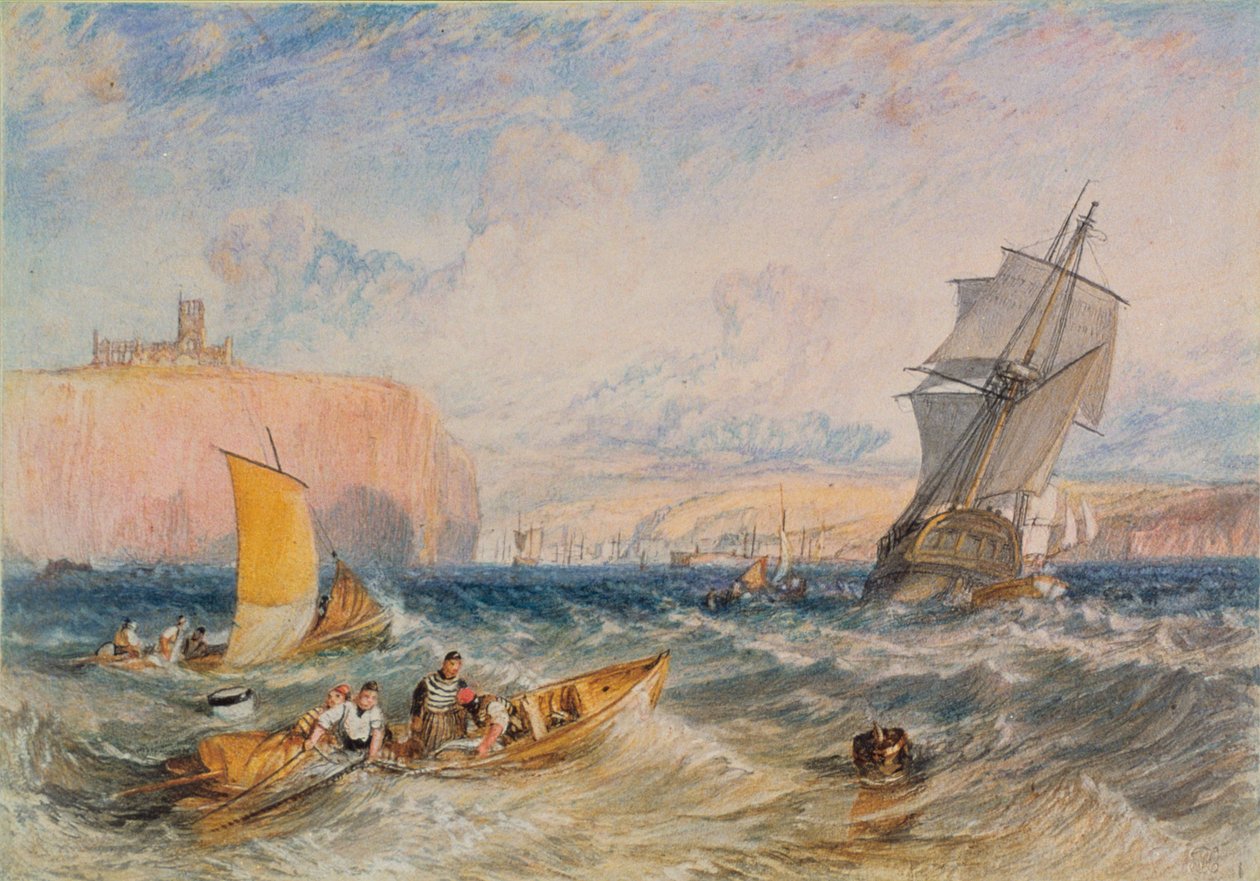 Whitby, 1824 door Joseph Mallord William Turner