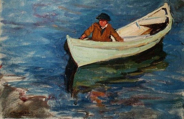 Het Kleine Roeibootje door Joseph Milner Kite
