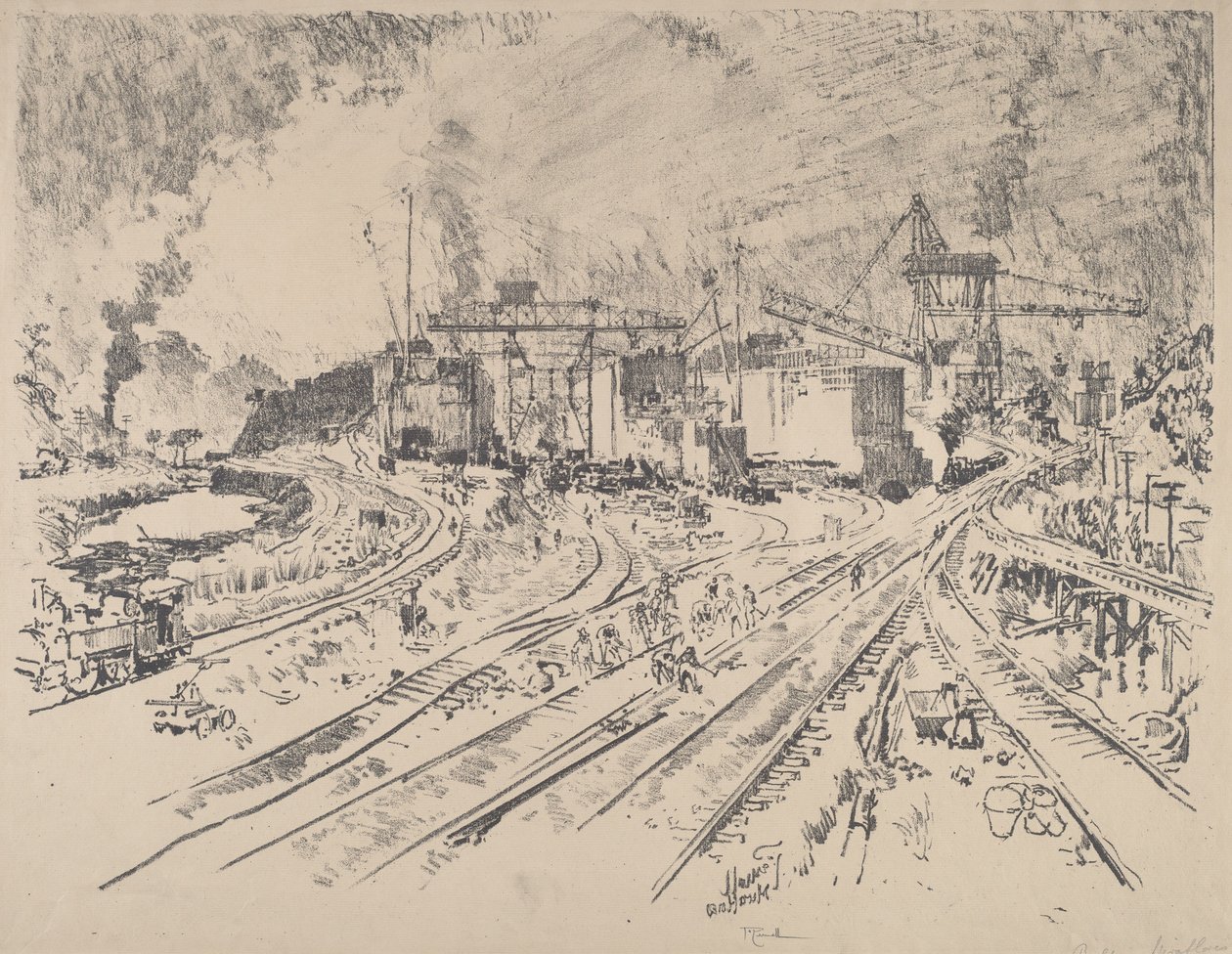 Vroege Ochtend, Miraflores, 1912 door Joseph Pennell