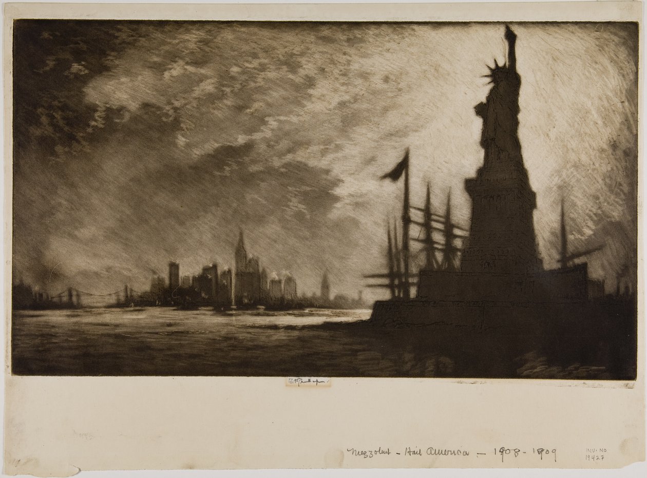 Heil Amerika door Joseph Pennell
