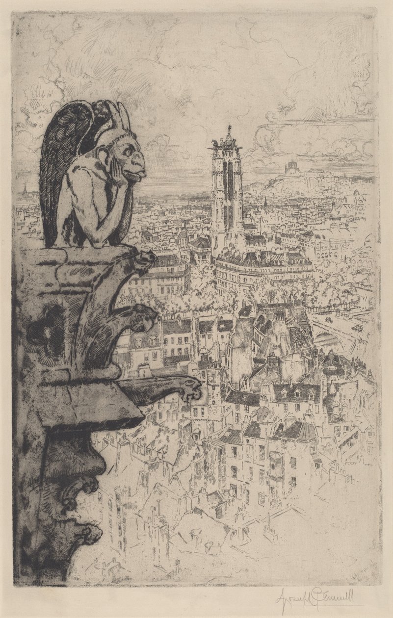 Le Stryge door Joseph Pennell