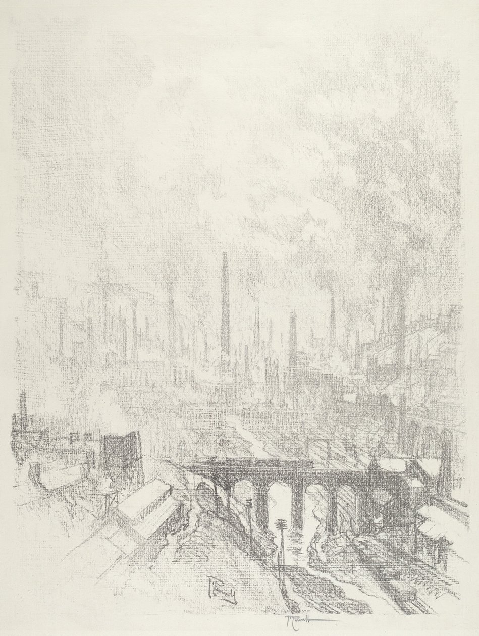 Munitie Stad, Nr. I door Joseph Pennell